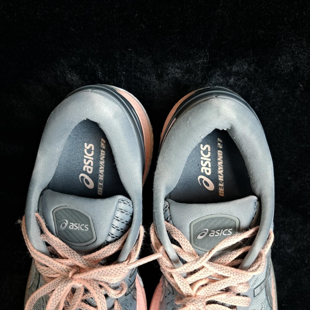 ASICS Gel-Kayano 27 Gray‎ 1012A713 Athletic Running Shoe Womens 9 Wide - Picture 10 of 11